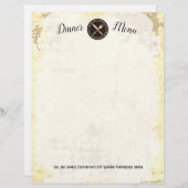 Eetgereedschap  cateringmenu boekenkop (Voorkant / Achterkant)