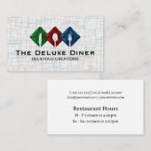 Eetgerei Logo | restaurant Visitekaartje (Voorkant / Achterkant)