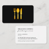 Eetgerei Visitekaartje (Voorkant / Achterkant)