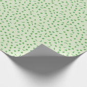 Eetgrage Kerstpatroon | Aanpasbare Kleur Cadeaupapier (Hoek)