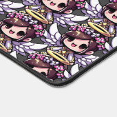 Eetherische Angelic Chibi - engel, halo, bloemen Bureaumat (Hoek)