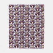 Eetherische Angelic Chibi - engel, halo, bloemen Fleece Deken (Voorkant)