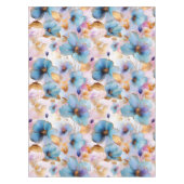 Eetherische Blauwe Bloemen in Zachte Pastels Alcoh Tafelkleed (Voorkant)
