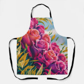 Eetherische bloei: Abstracte Waterverf Roos Symfon Schort (Voorkant)