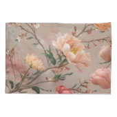 Eetherische bloei: een dromerig Waterverf bloemont Kussensloop (Achterkant)