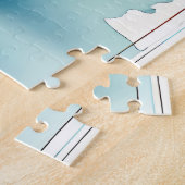 Eetherische bloemenfee in Waterverf Dreamscape Legpuzzel (Zijkant)