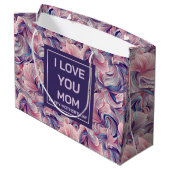 Eetherische Bloom Moederdag Gift Bag Groot Cadeauzakje (Achterkant Gekanteld)