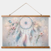 Eetherische Boho Dreamcatcher Hangend Wandkleed (Voorkant)