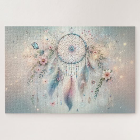 Eetherische Boho Dreamcatcher Legpuzzel (Horizontaal)