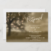 Eetherische boom w / Lights Uitgestelde bruiloft K Kaart (Voorkant)