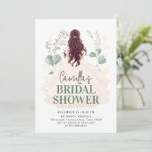 Eetherische bruid Botanische gelukzaligheid Vrijge Kaart (Staand voorkant)