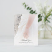 Eetherische bruiden Hand Foto Vrijgezellenfeest Da Briefkaart (Staand voorkant)