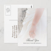 Eetherische bruiden Hand Foto Vrijgezellenfeest Da Briefkaart (Voorkant / Achterkant)