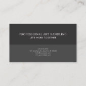 Eetherische Crystal Flower Gold Dust Zwart Visitekaartje (Achterkant)