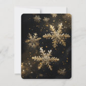 Eetherische Crystal Orb Golden Fairy Lights Nieuwj Kaart (Achterkant)