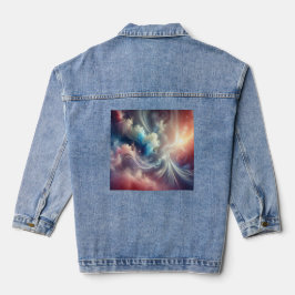 Eetherische Dreamscape - Abstracte kunst Denim Jacket