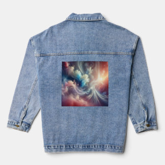 Eetherische Dreamscape - Abstracte kunst Denim Jacket