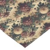 Eetherische dreiging - Gotisch botanisch ontwerp Korte Tafelloper (Hoek)