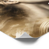 Eetherische elegantie: een portret van emotie poster (Hoek)