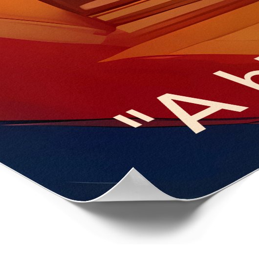 Eetherische essentie: Afrikaanse dromen motiveren Poster (Hoek)