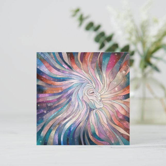 Eetherische essentie - mozaïekkunst (Staand voorkant)