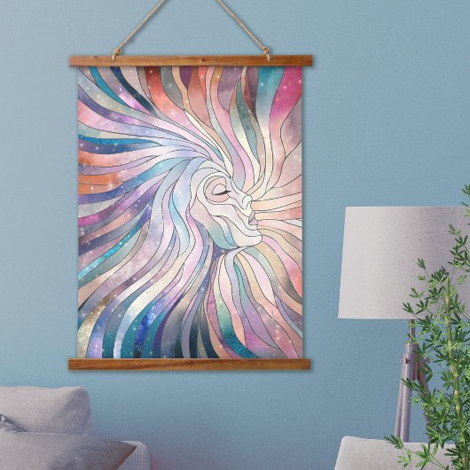 Eetherische essentie - mozaïekkunst hangend wandkleed