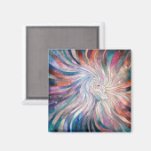 Eetherische essentie - mozaïekkunst magneet (Voorkant / Achterkant)