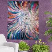 Eetherische essentie - mozaïekkunst wandkleed