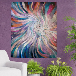 Eetherische essentie - mozaïekkunst wandkleed