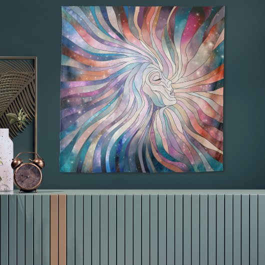 Eetherische essentie - mozaïekkunst wandkleed