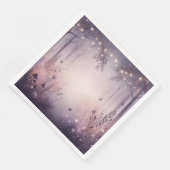 Eetherische Fairy Lights Forest Dinner servetten (Hoek)