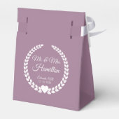 Eetherische Fairy Lights Forest Wedding Bedankdoosjes (Achterkant)