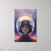 Eetherische fantasie Hemelse Kind Droomwachter Canvas Afdruk (Voorkant)