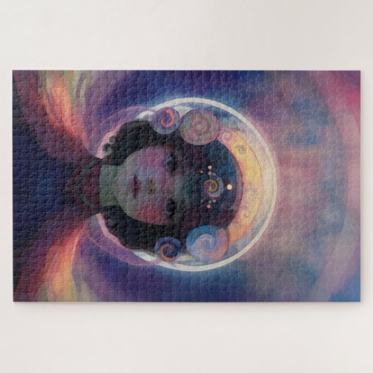 Eetherische fantasie Hemelse Kind Droomwachter Legpuzzel (Horizontaal)