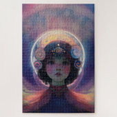 Eetherische fantasie Hemelse Kind Droomwachter Legpuzzel (Verticaal)