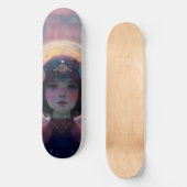 Eetherische fantasie Hemelse Kind Droomwachter Persoonlijk Skateboard (Voorkant)