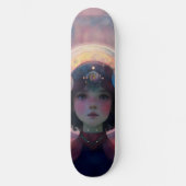Eetherische fantasie Hemelse Kind Droomwachter Persoonlijk Skateboard (Voorkant)