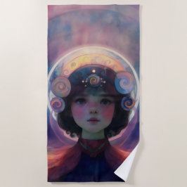 Eetherische fantasie Hemelse Kind Droomwachter Strandlaken