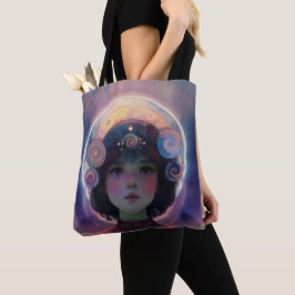 Eetherische fantasie Hemelse Kind Droomwachter Tote Bag