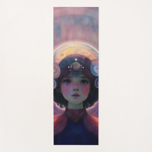 Eetherische fantasie Hemelse Kind Droomwachter Yogamat (Voorkant)