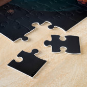 Eetherische fantasie vrouw met vloeiend haar legpuzzel (Zijkant)