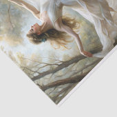 Eetherische genade: decoupage van het bosballet tissuepapier (Detail)