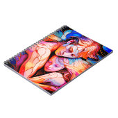 Eetherische Guardian Embrace - Fantasy Glas in loo Notitieboek (Linkerzijde)