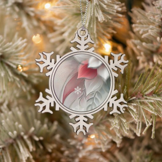 Eetherische Kerst Bloemen Sneeuwvlok Ornament (Boom)