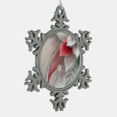 Eetherische Kerst Bloemen Sneeuwvlok Ornament (Links)