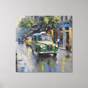 Eetherische Kolkata: moessonsymfonie Canvas Afdruk