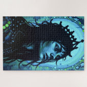 Eetherische koning: fusie van kunst en fantasie legpuzzel (Horizontaal)