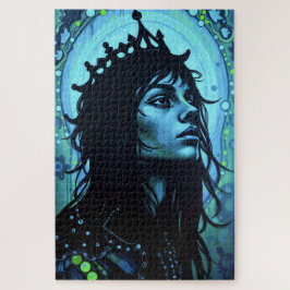 Eetherische koning: fusie van kunst en fantasie legpuzzel