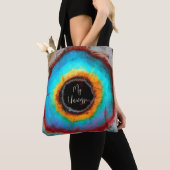 Eetherische Kosmische Oog Universum Levendige Abst Tote Bag (Dichtbij)