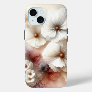 Eetherische Kosmos Bloemen iPhone 15 Case